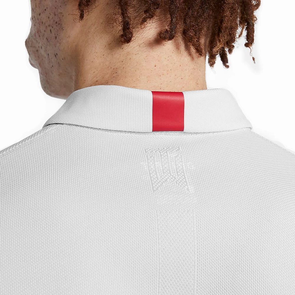 Nike Dri-FIT Tiger Woods Striped Golf Polo White - SP21 Men