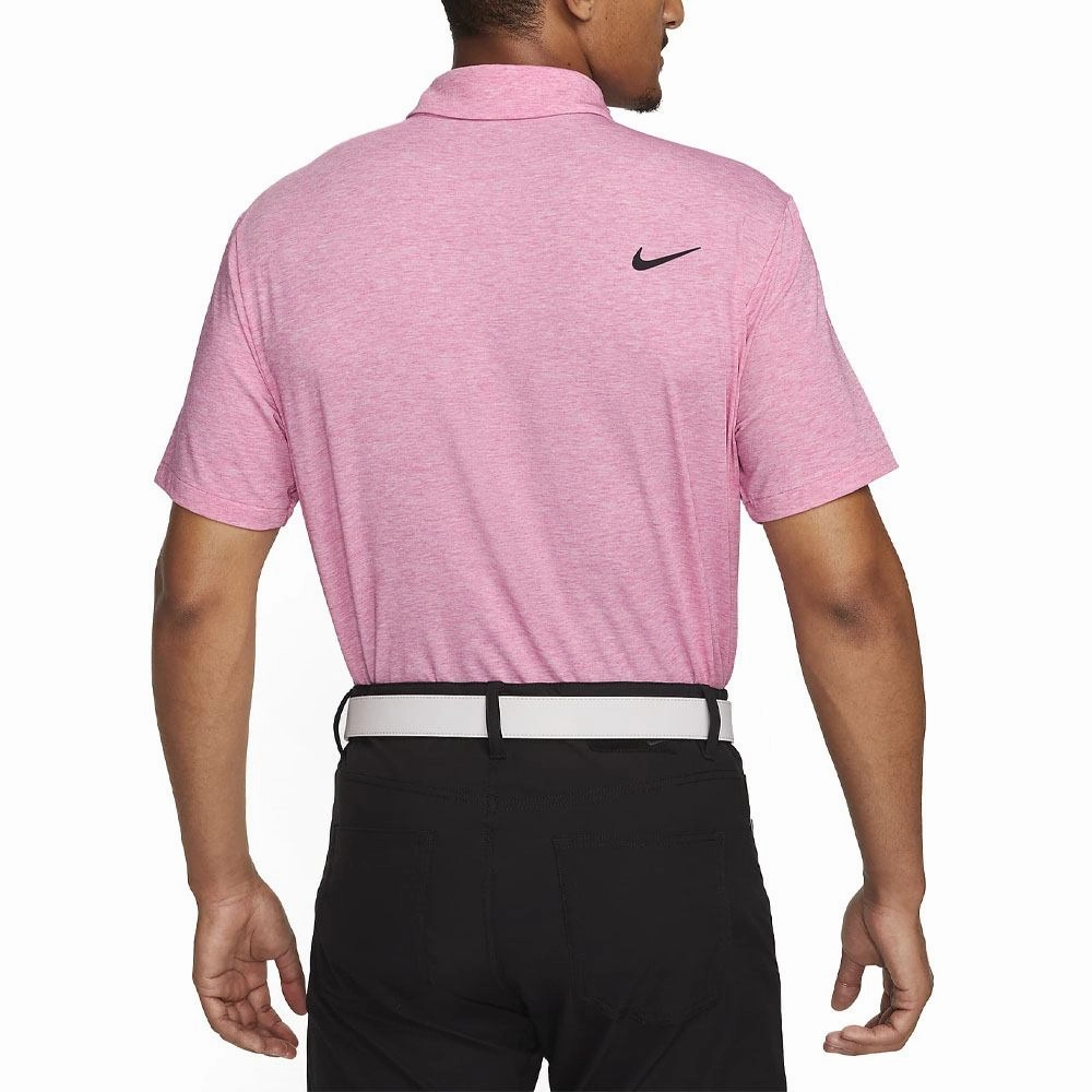 Nike Dri-FIT Tour Heather Golf Polo Fireberry/Black - SS23 Men