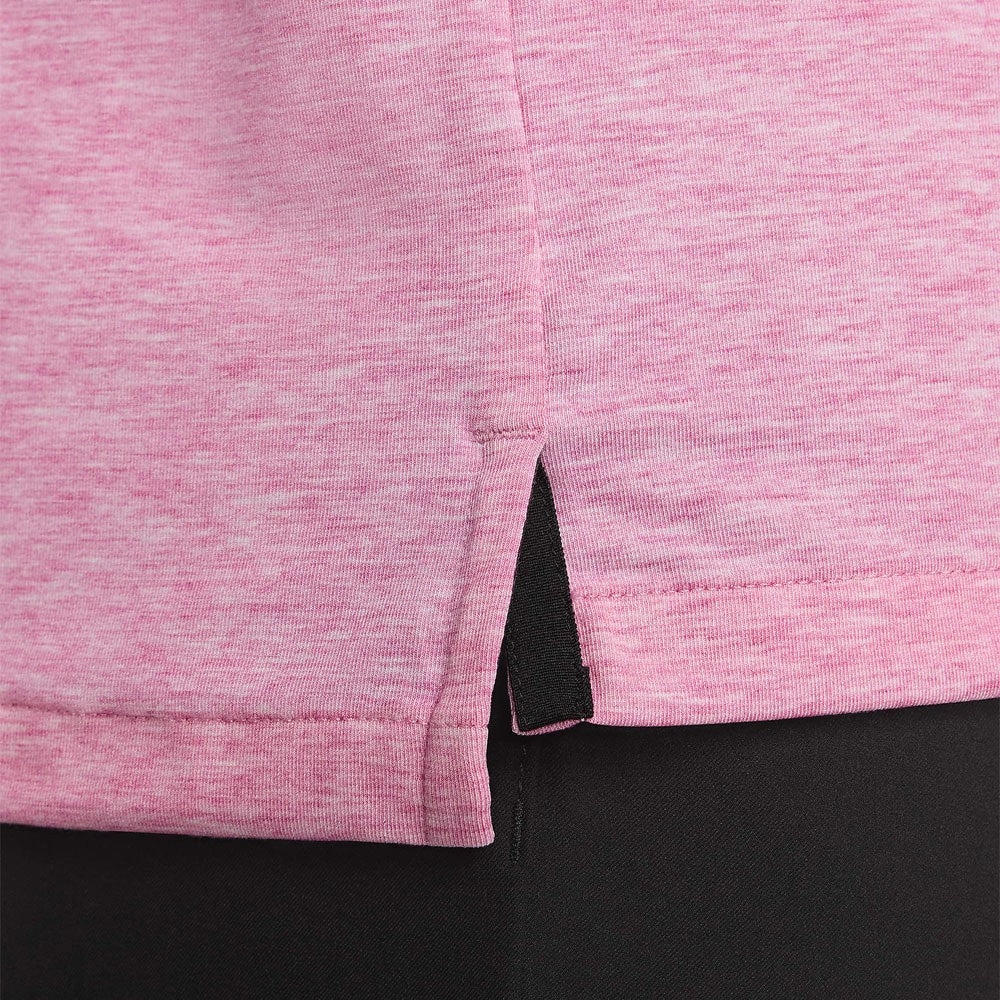 Nike Dri-FIT Tour Heather Golf Polo Fireberry/Black - SS23 Men
