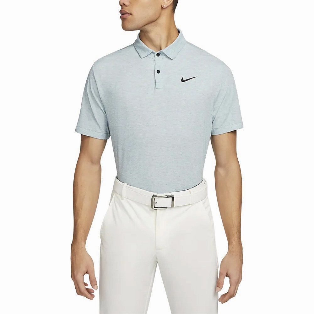 Nike Dri-FIT Tour Heather Golf Polo Mineral Tea/Black - SS23 Men