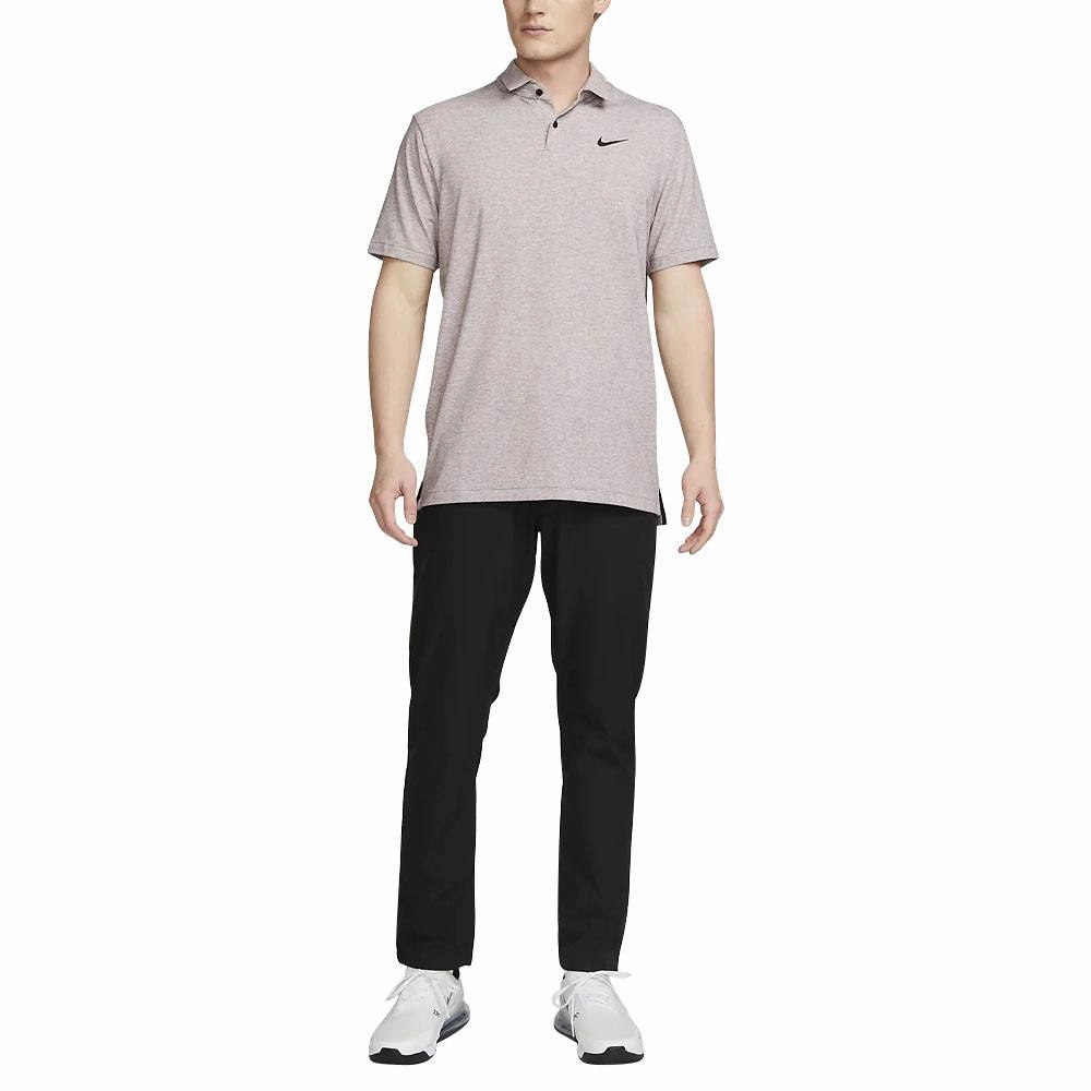 Nike Dri-FIT Tour Heather Golf Polo Plum Eclipse/Black - SS23 Men
