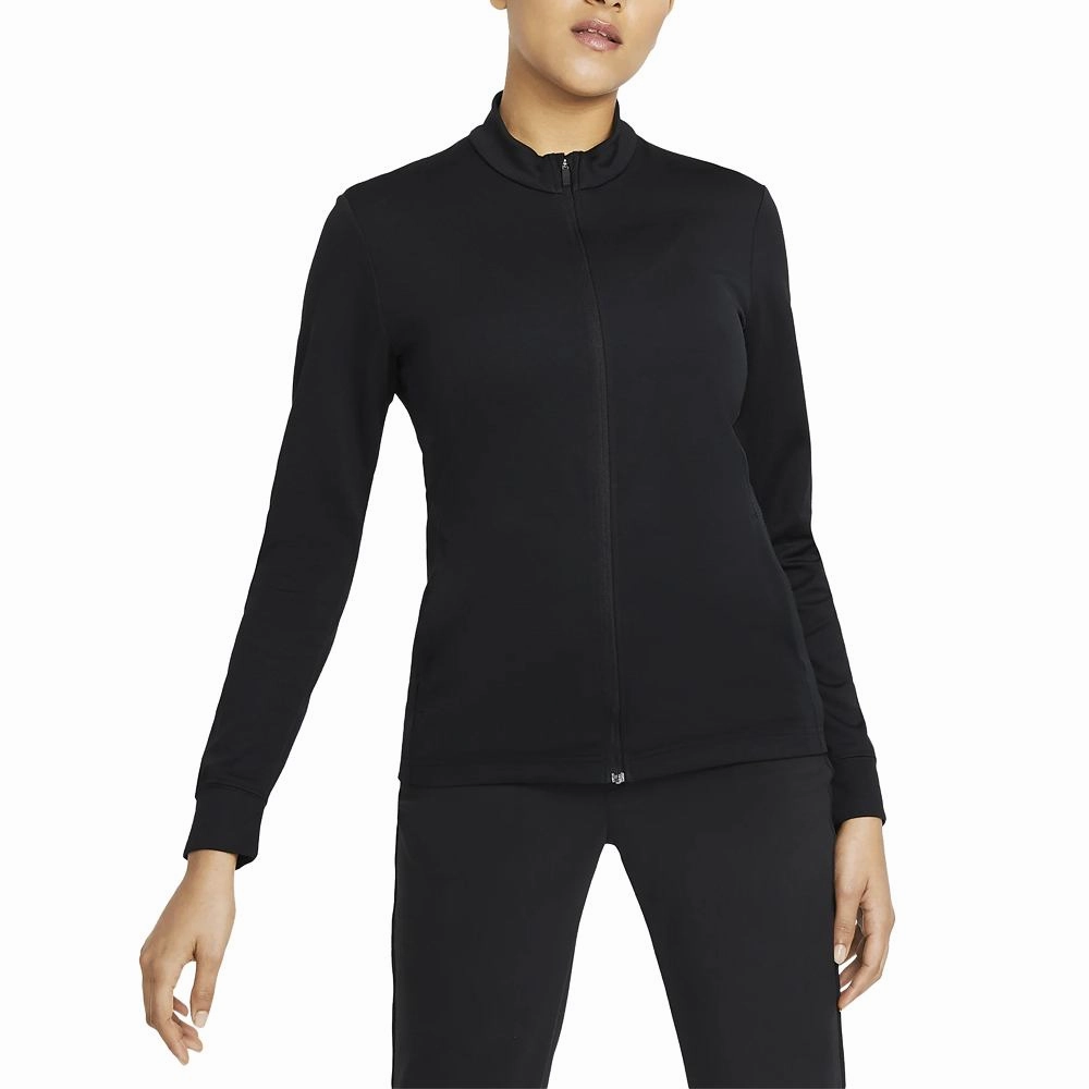 Nike Dri-FIT UV Victory Full Zip Golf Jacket Black/White - FW21 Women