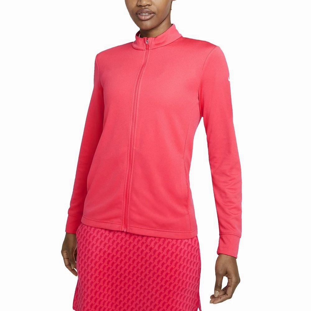Nike Dri-FIT UV Victory Full Zip Golf Jacket Fusion Red/White - FW21 Women