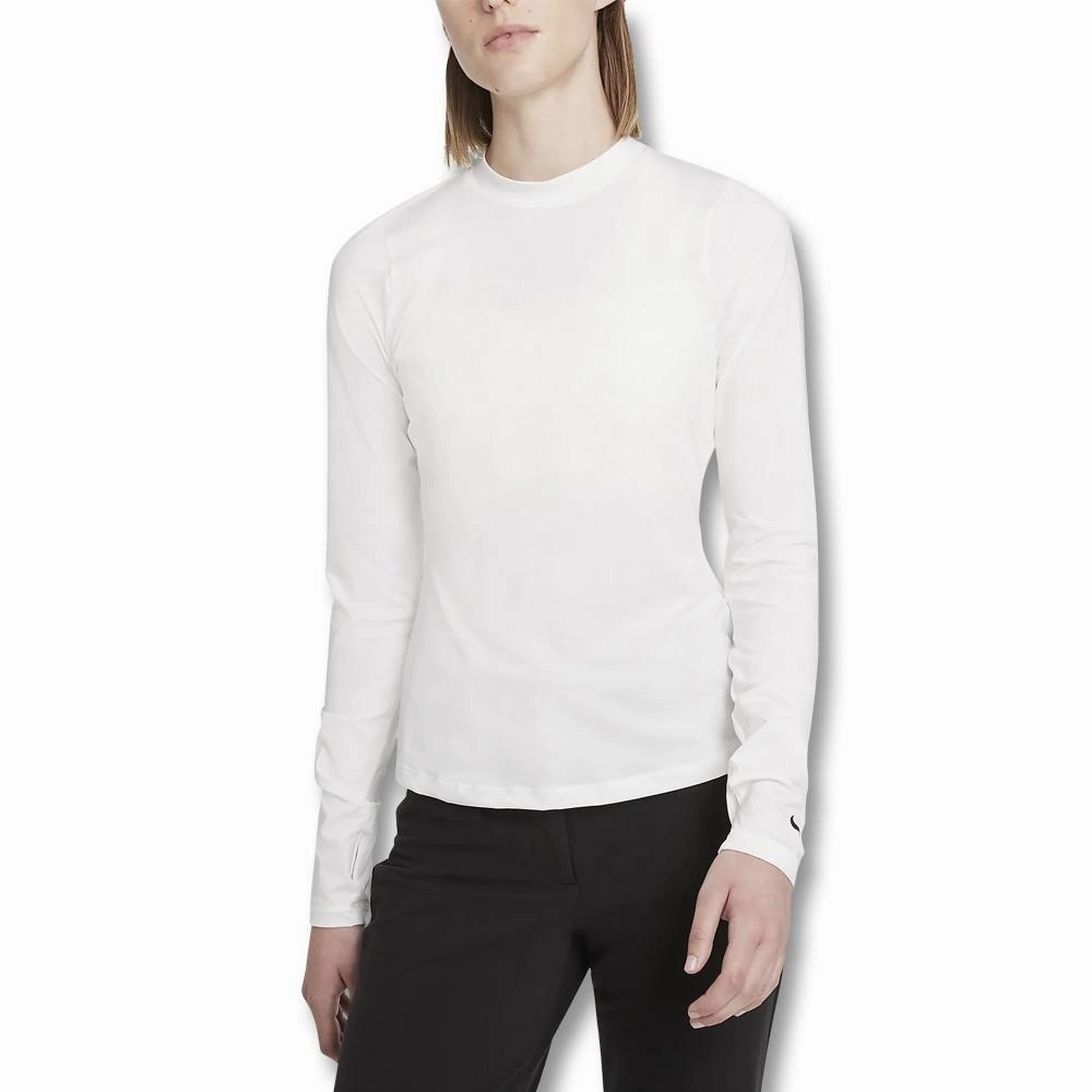 Nike Dri-FIT UV Victory Golf Baselayer White/Black - FW21 Women