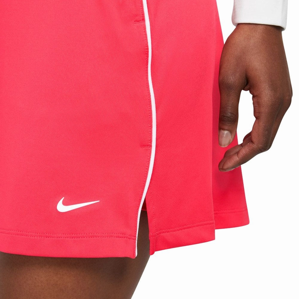 Nike Dri-FIT UV Victory Golf Skirt Fusion Red/White - SS21 Women