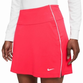 Nike Dri-FIT UV Victory Golf Skirt Fusion Red/White - SS21 Women