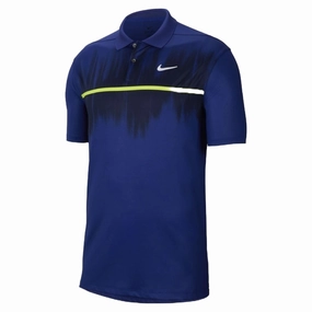 Nike Dri-FIT Vapor Fog Print Golf Polo Deep Royal Blue/Obsidian - FW20 Men