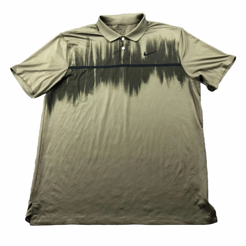 Nike Dri-FIT Vapor Fog Print Golf Polo Medium Olive/Black - FW20 Men