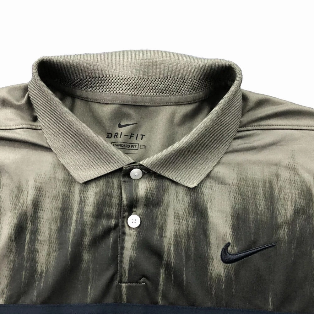Nike Dri-FIT Vapor Fog Print Golf Polo Medium Olive/Black - FW20 Men