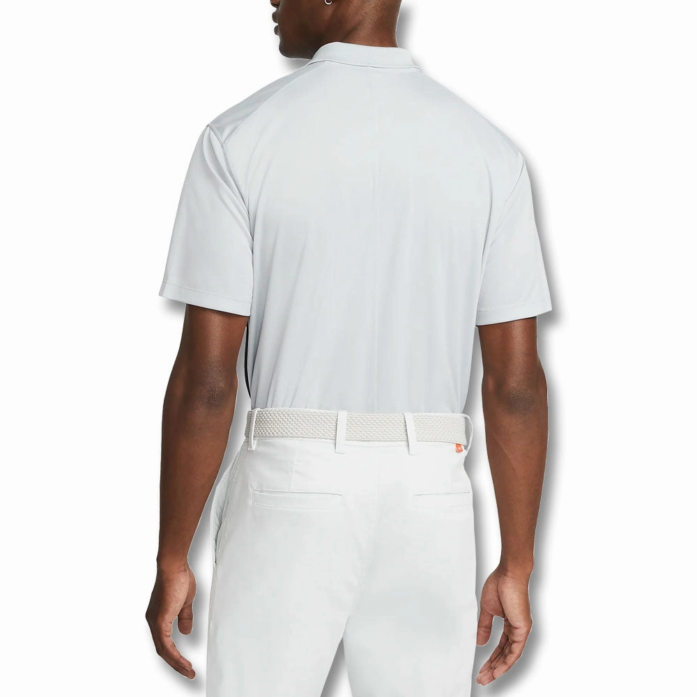 Nike Dri-FIT Victory Color-Blocked Golf Polo Light Smoke Gray/Obsidian/White - SS22 Men