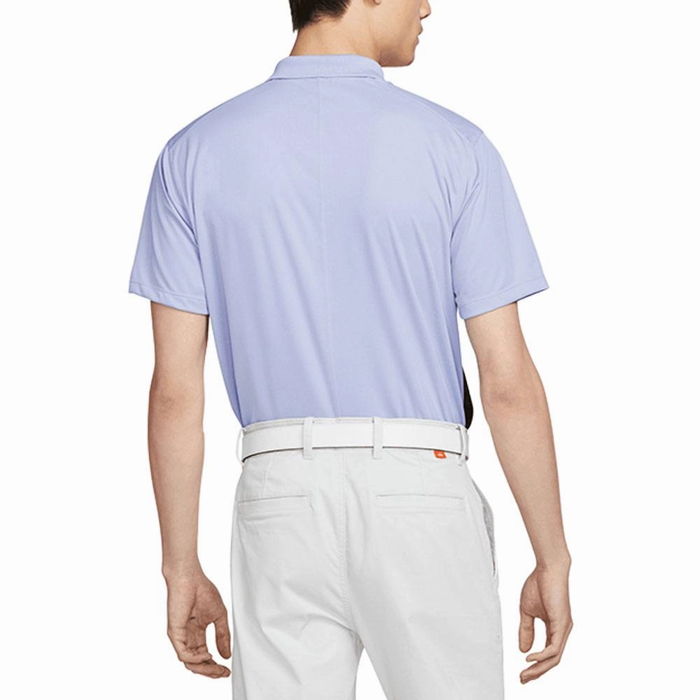 Nike Dri-FIT Victory Color-Blocked Golf Polo Light Thistle/Obsidian/White - SS22 Men