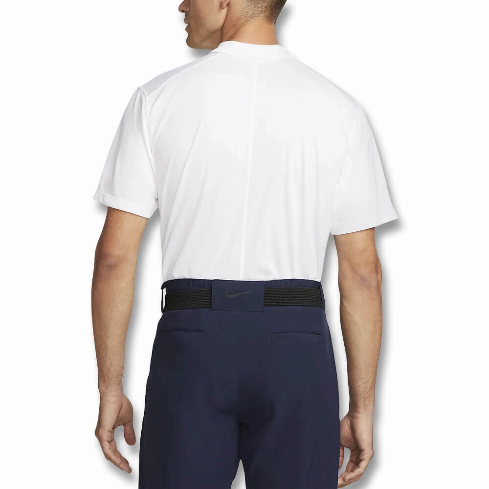 Nike Dri-FIT Victory Color-Blocked Golf Polo White/Light Smoke Gray/Black - SS22 Men