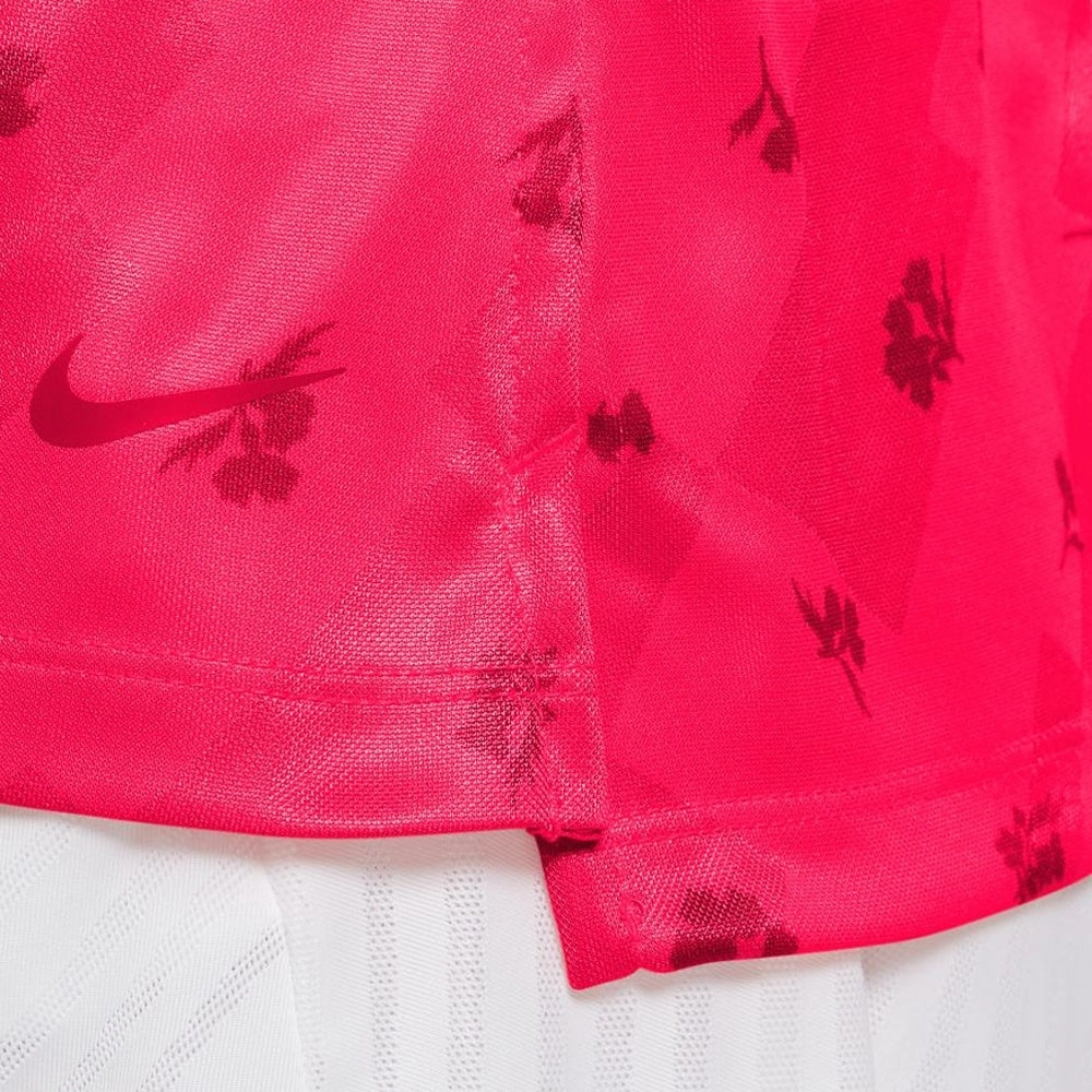 Nike Dri-FIT Victory Printed Golf Polo Bright Crimson/Very Berry - SS21 Women