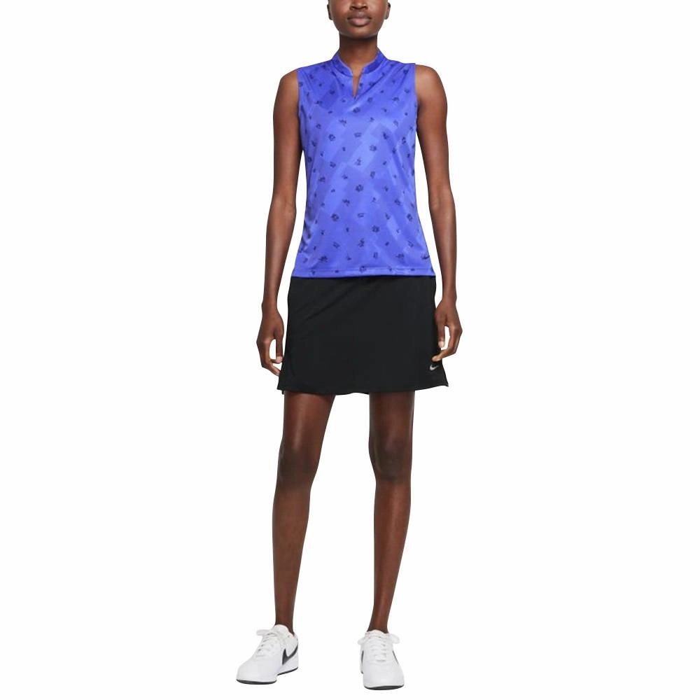 Nike Dri-FIT Victory Printed Golf Polo Sapphire/Dark Purple Dust - SS21 Women
