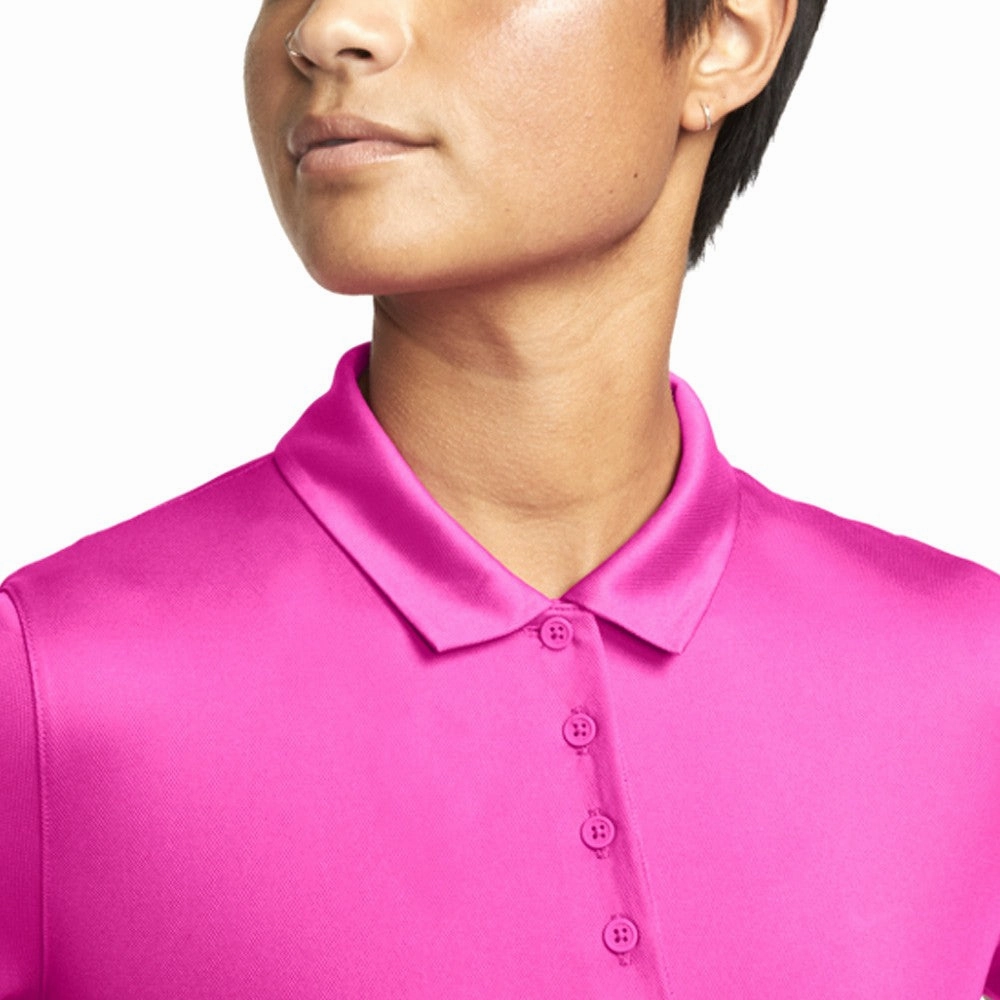 Nike Dri-FIT Victory Solid Golf Polo Active Pink/White - SS23 Women