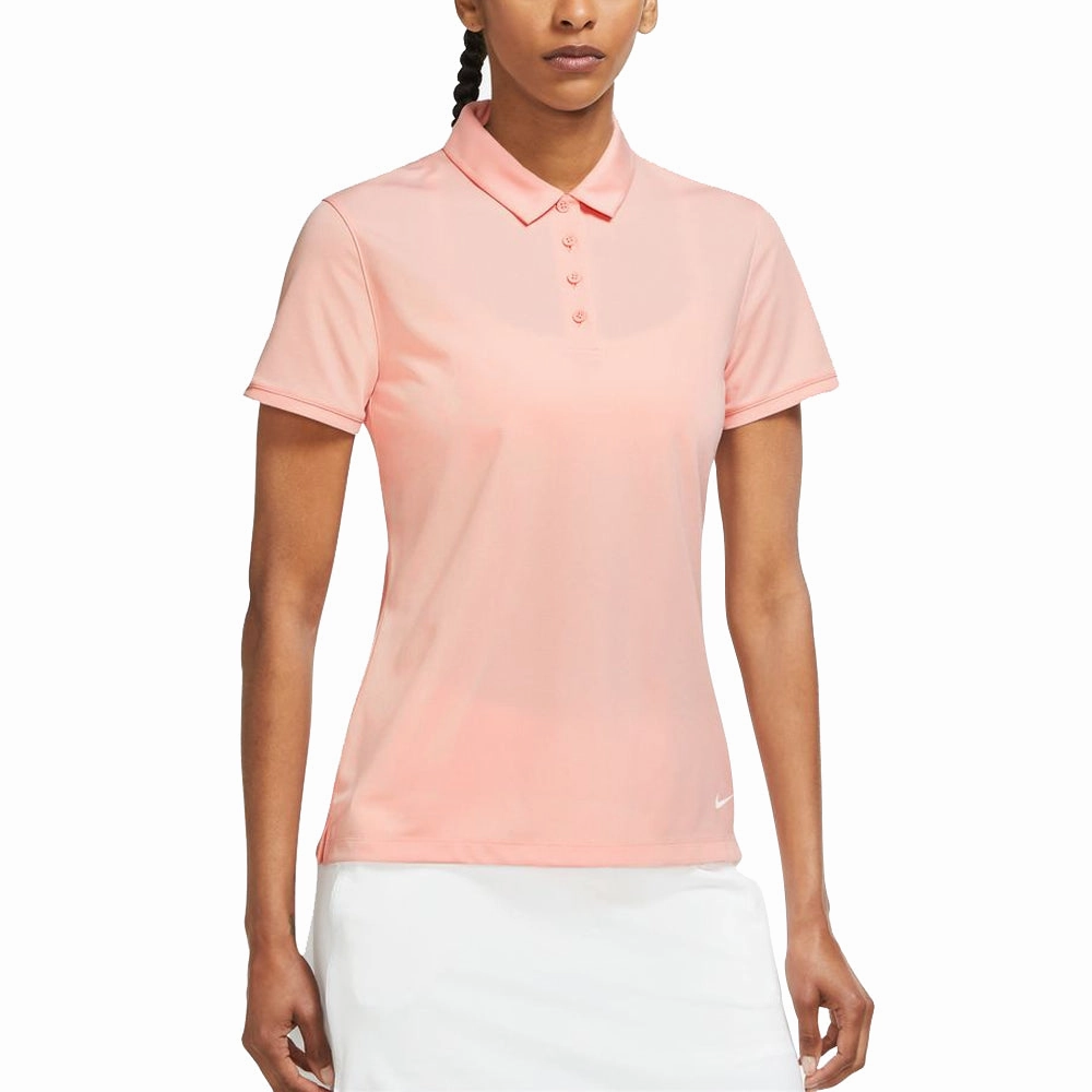Nike Dri-FIT Victory Solid Golf Polo Arctic Orange/White - SS23 Women