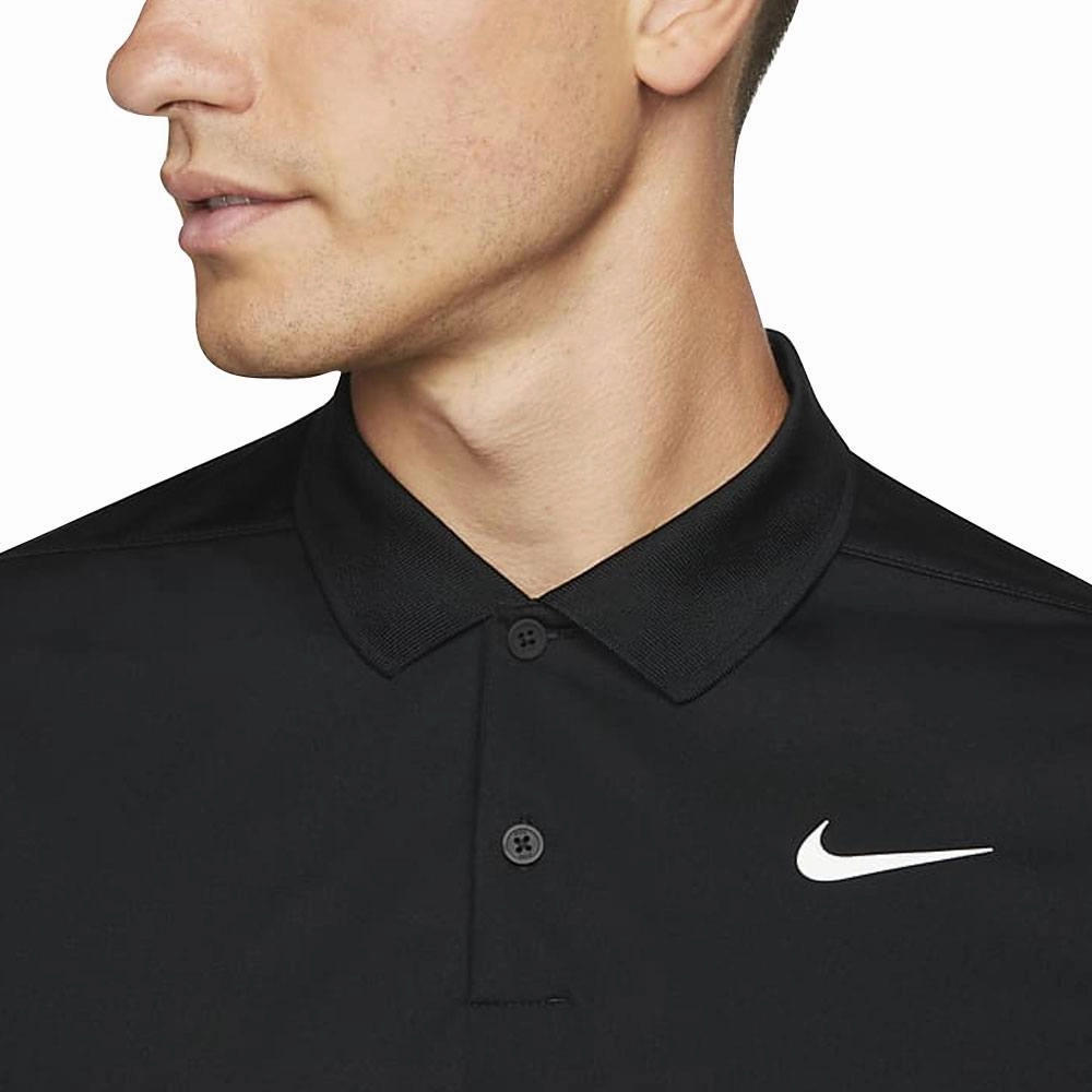 Nike Dri-FIT Victory Solid Golf Polo Black/White - FA24 Men