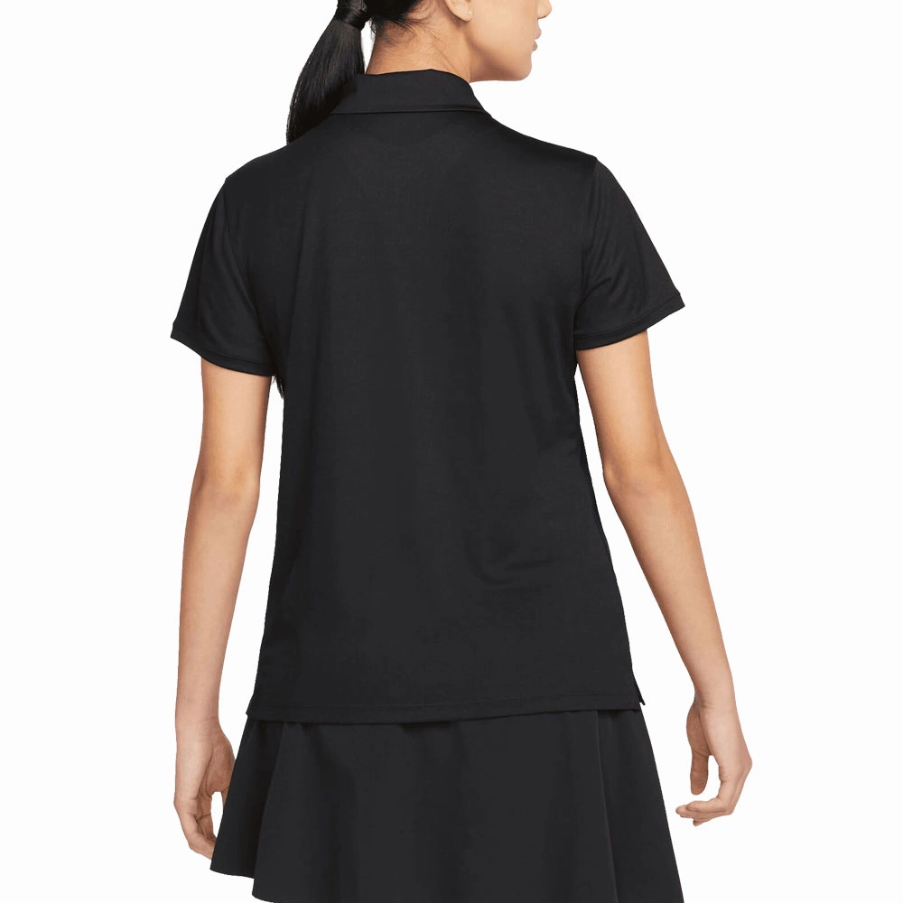 Nike Dri-FIT Victory Solid Golf Polo Black/White - SS23 Women