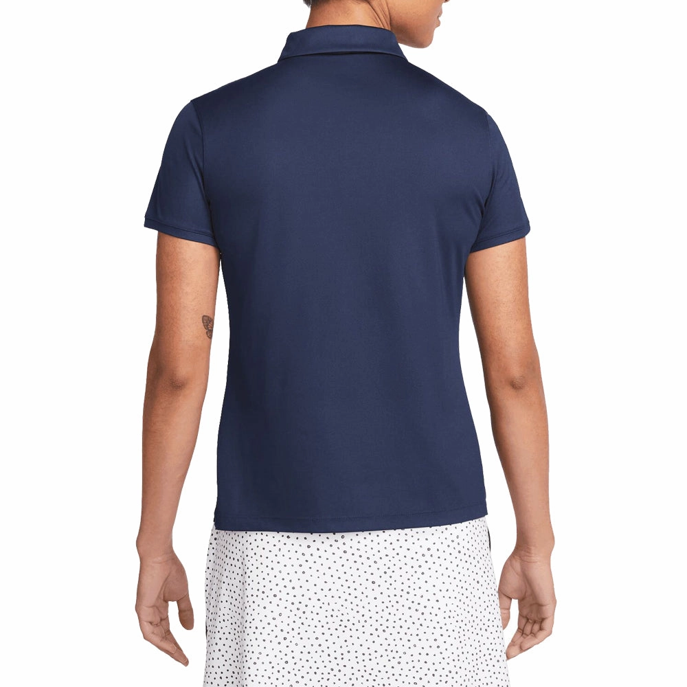 Nike Dri-FIT Victory Solid Golf Polo College Navy/White - SS23 Women