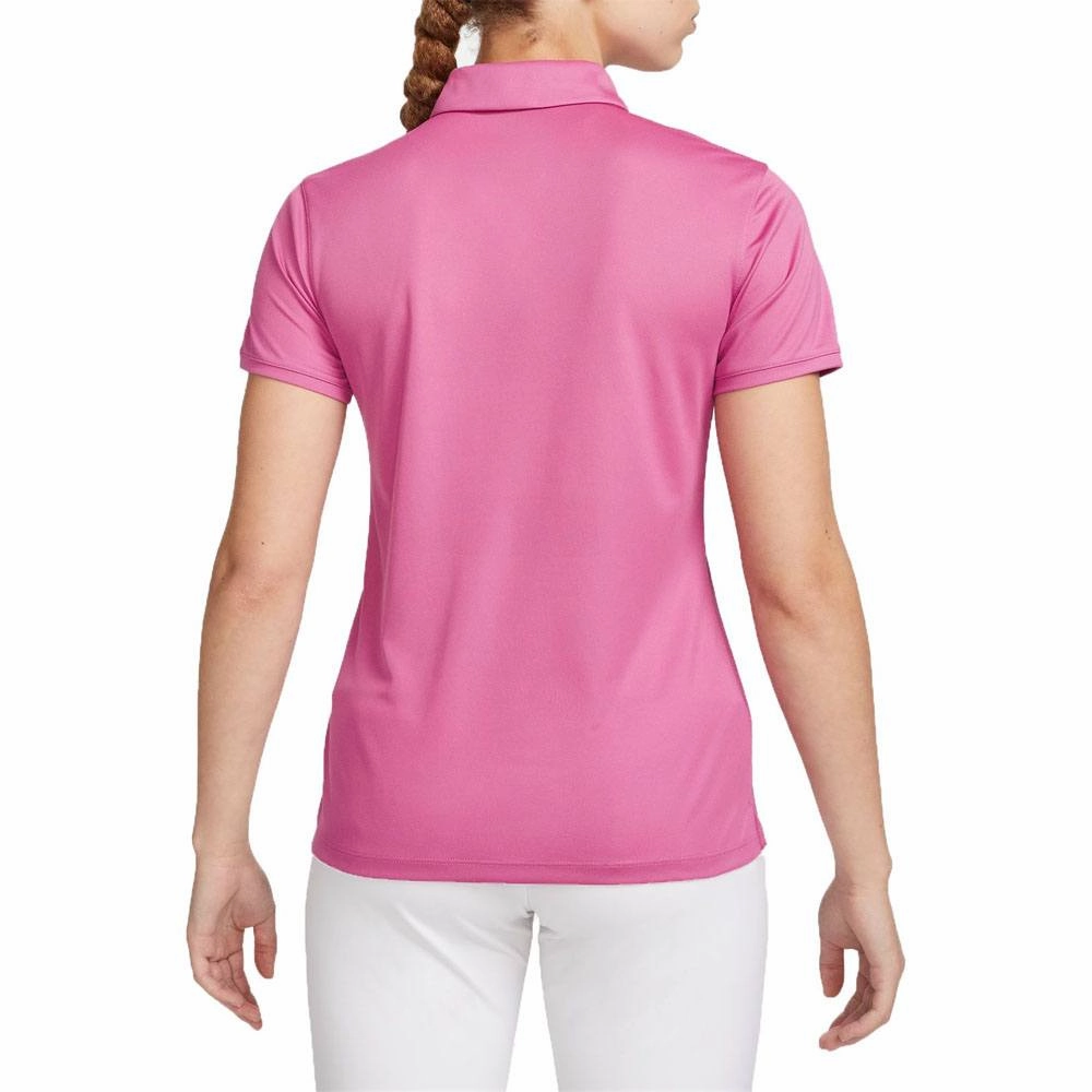 Nike Dri-FIT Victory Solid Golf Polo Cosmic Fuchsia/White - SS23 Women