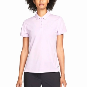 Nike Dri-FIT Victory Solid Golf Polo Doll/Black - SS23 Women