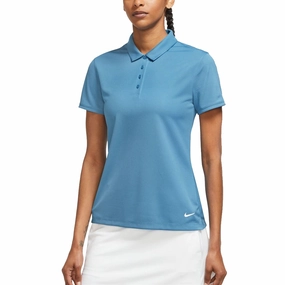 Nike Dri-FIT Victory Solid Golf Polo Dutch Blue/White - SS23 Women