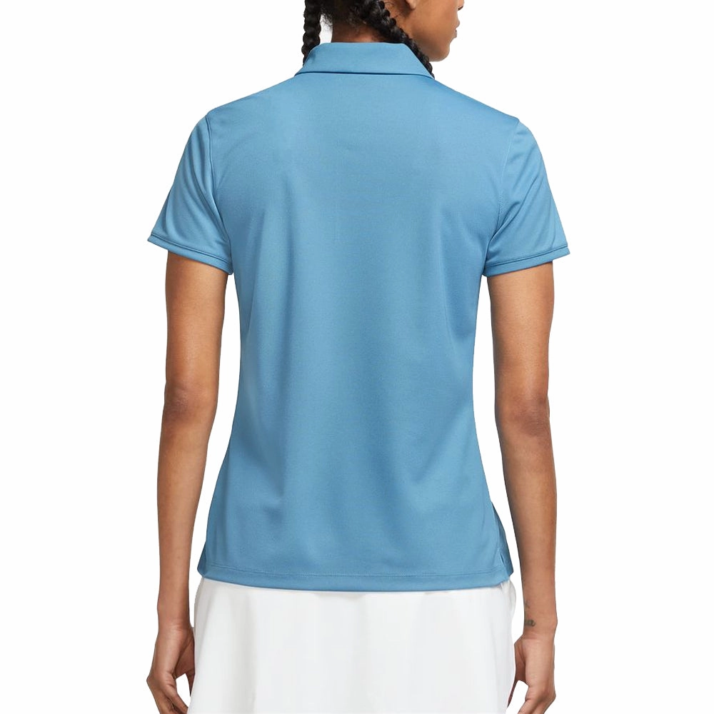 Nike Dri-FIT Victory Solid Golf Polo Dutch Blue/White - SS23 Women