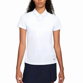 Nike Dri-FIT Victory Solid Golf Polo Football Gray/Black - SS23 Women