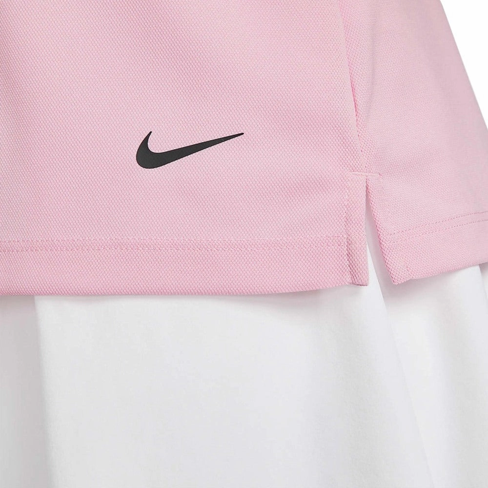 Nike Dri-FIT Victory Solid Golf Polo Med Soft Pink/Black - SS23 Women