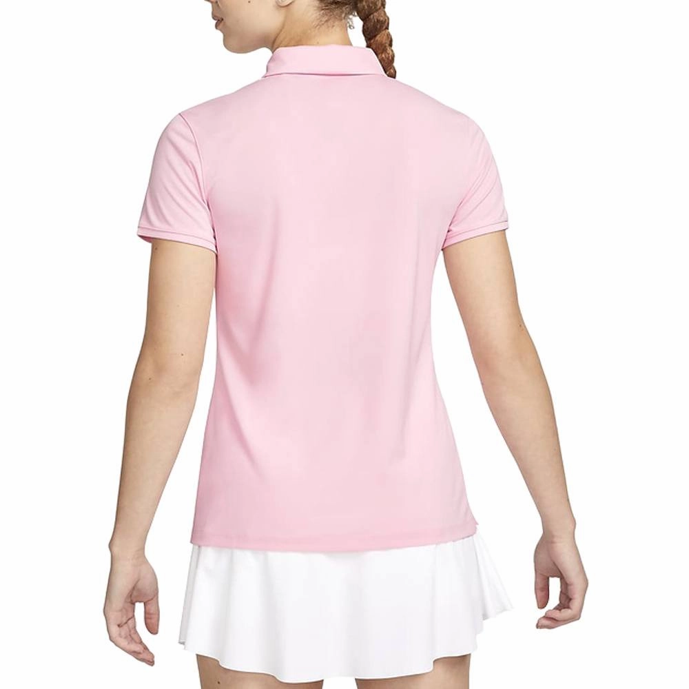 Nike Dri-FIT Victory Solid Golf Polo Med Soft Pink/Black - SS23 Women