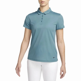 Nike Dri-FIT Victory Solid Golf Polo Noise Aqua/Black - SS23 Women