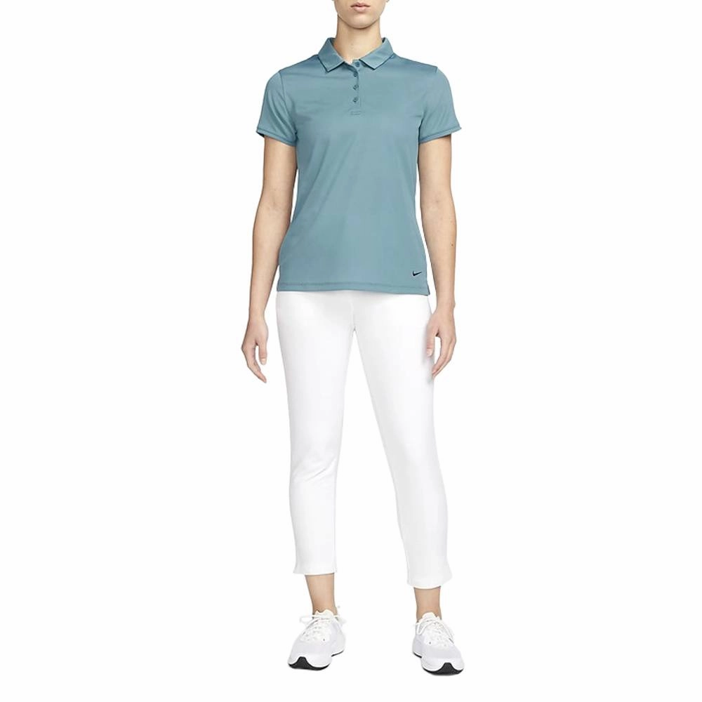 Nike Dri-FIT Victory Solid Golf Polo Noise Aqua/Black - SS23 Women
