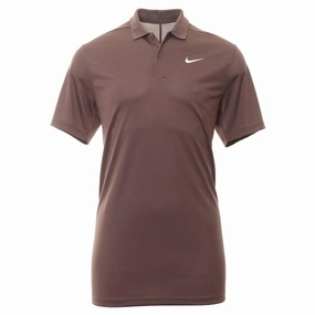 Nike Dri-FIT Victory Solid Golf Polo Plum Eclipse/White - SS23 Men