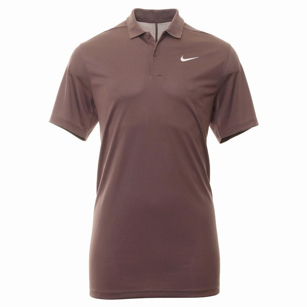 Nike Dri-FIT Victory Solid Golf Polo Plum Eclipse/White - SS23 Men