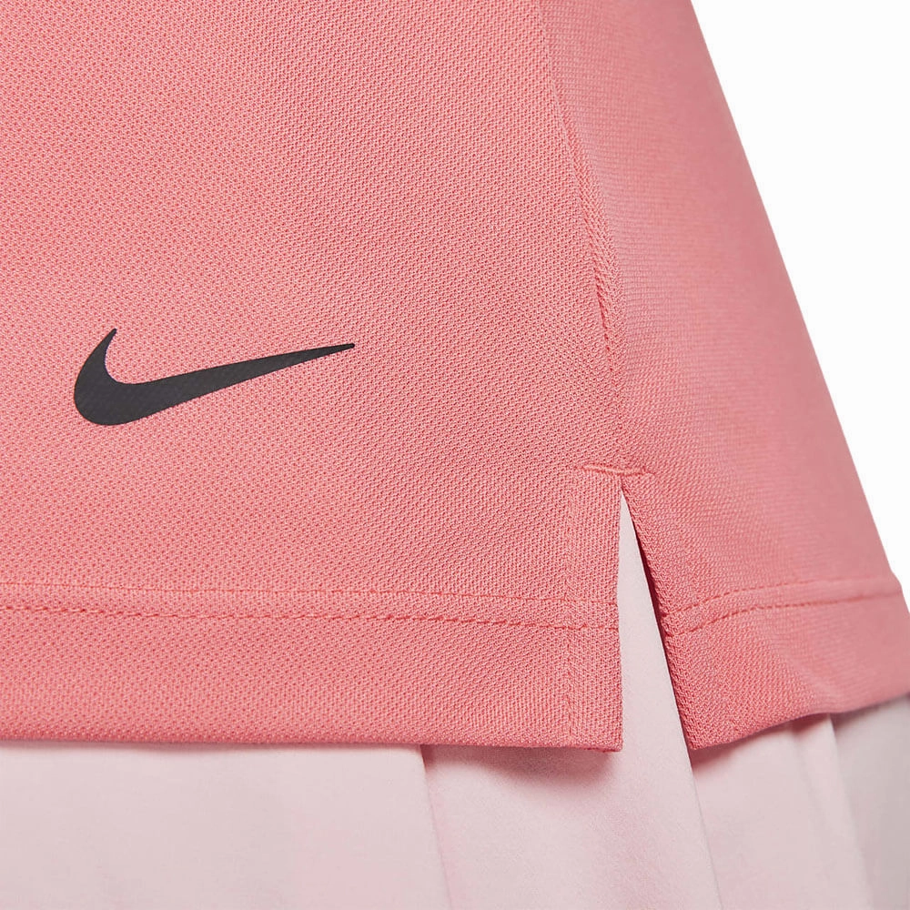 Nike Dri-FIT Victory Solid Golf Polo Sea Coral/Black - SS23 Women