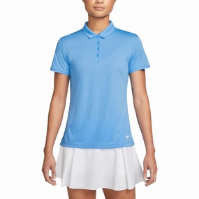Nike Dri-FIT Victory Solid Golf Polo University Blue/White - SS23 Women