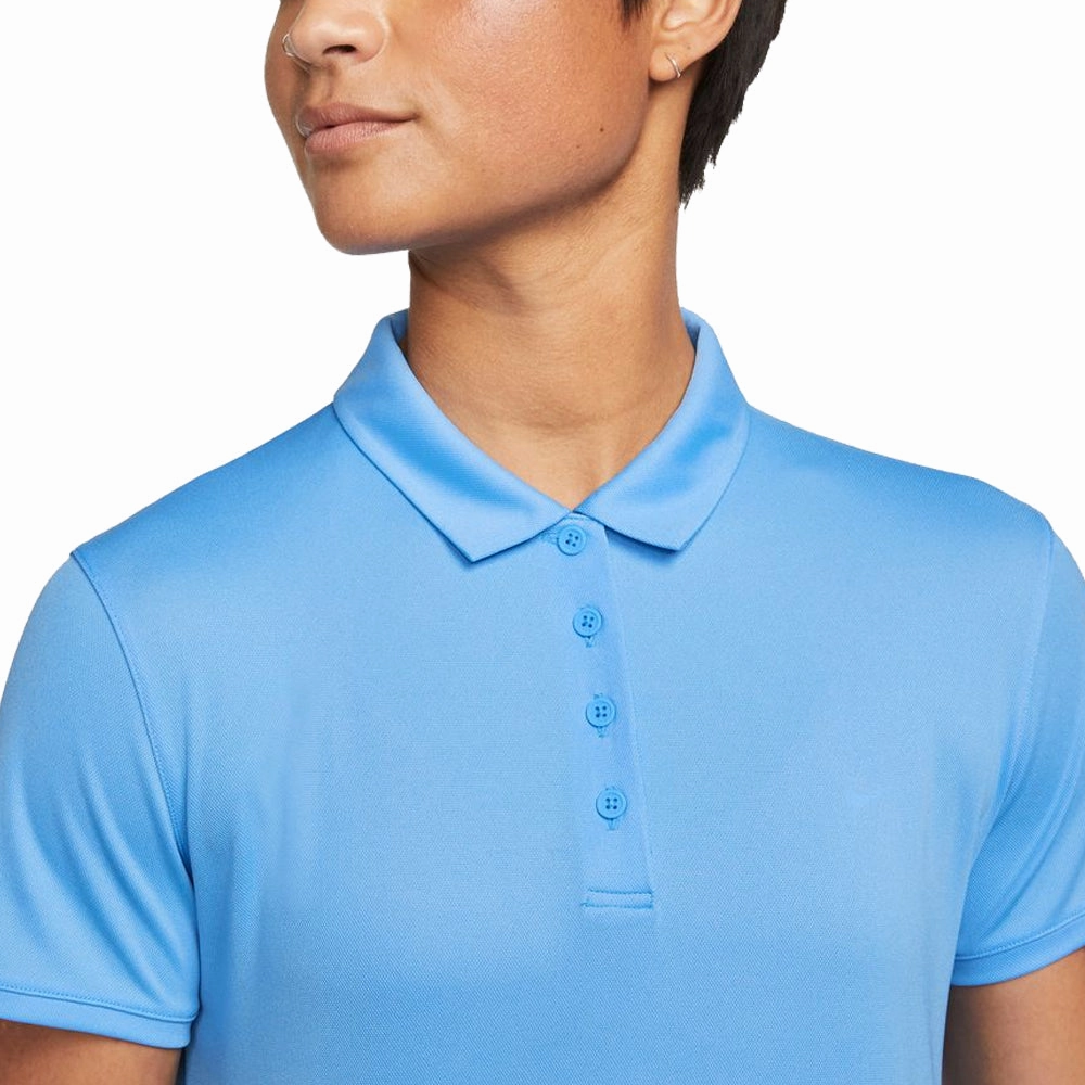 Nike Dri-FIT Victory Solid Golf Polo University Blue/White - SS23 Women