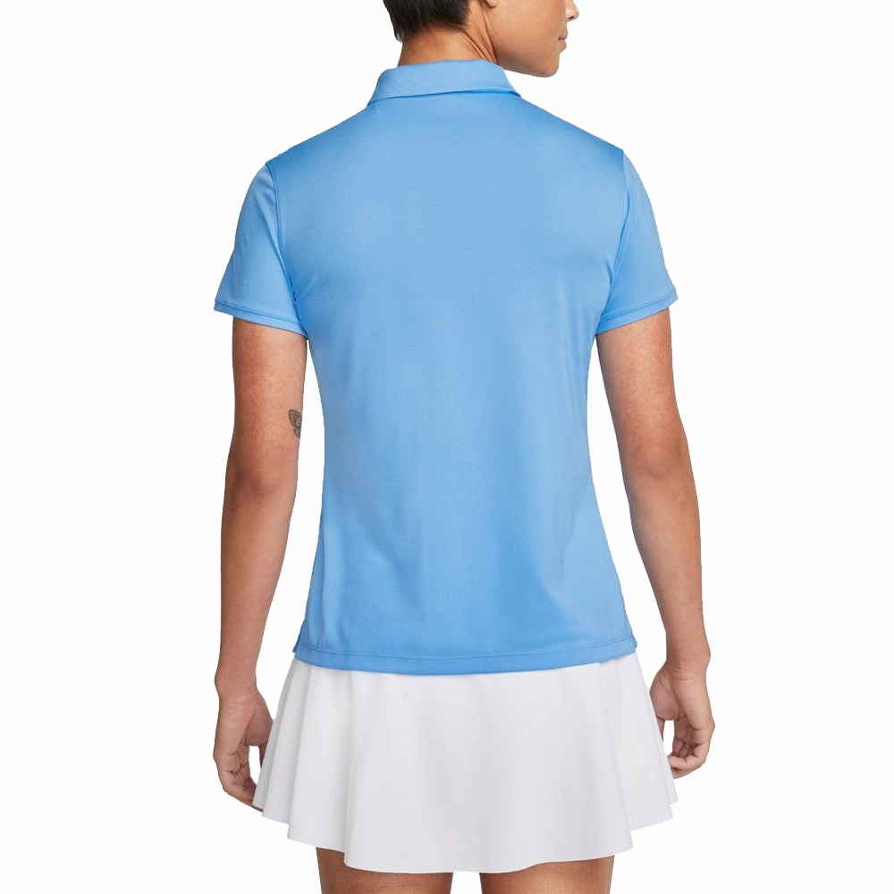 Nike Dri-FIT Victory Solid Golf Polo University Blue/White - SS23 Women