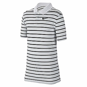 Nike Dri-FIT Victory Striped Golf Polo White/Pure - FW20 Men