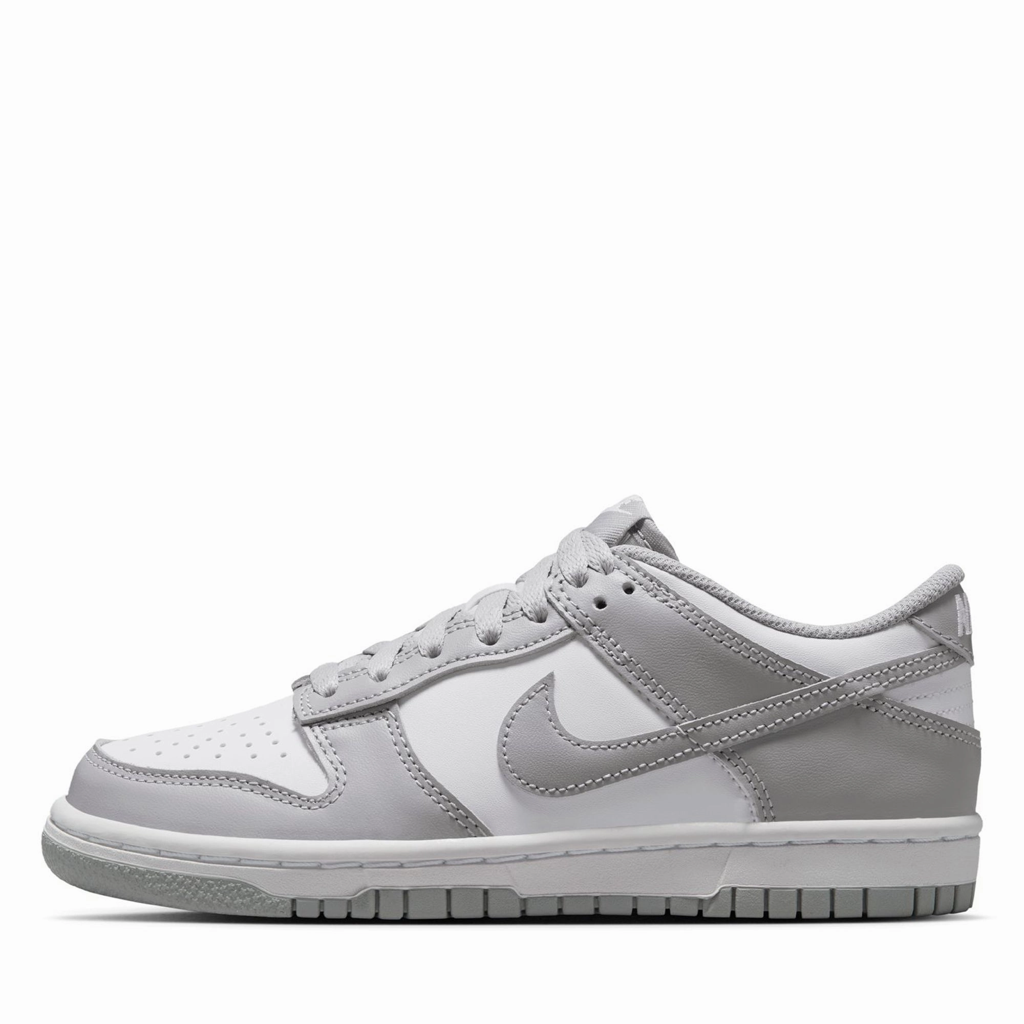 Nike Dunk Low (GS) - White/Light Smoke Grey
