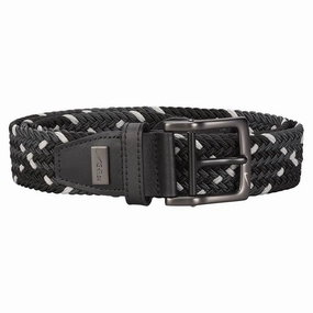 Nike G-Flex Stretch Woven Golf Belt Black/Dark Smoke Gray - 24 Men