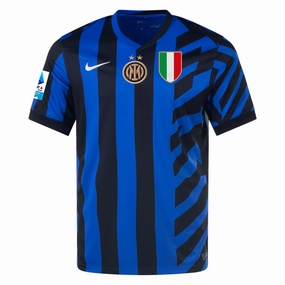 Nike Inter Milan Home Jersey w/ Serie A    Scudetto Patch 24/25 (Lyon Blue/Black)