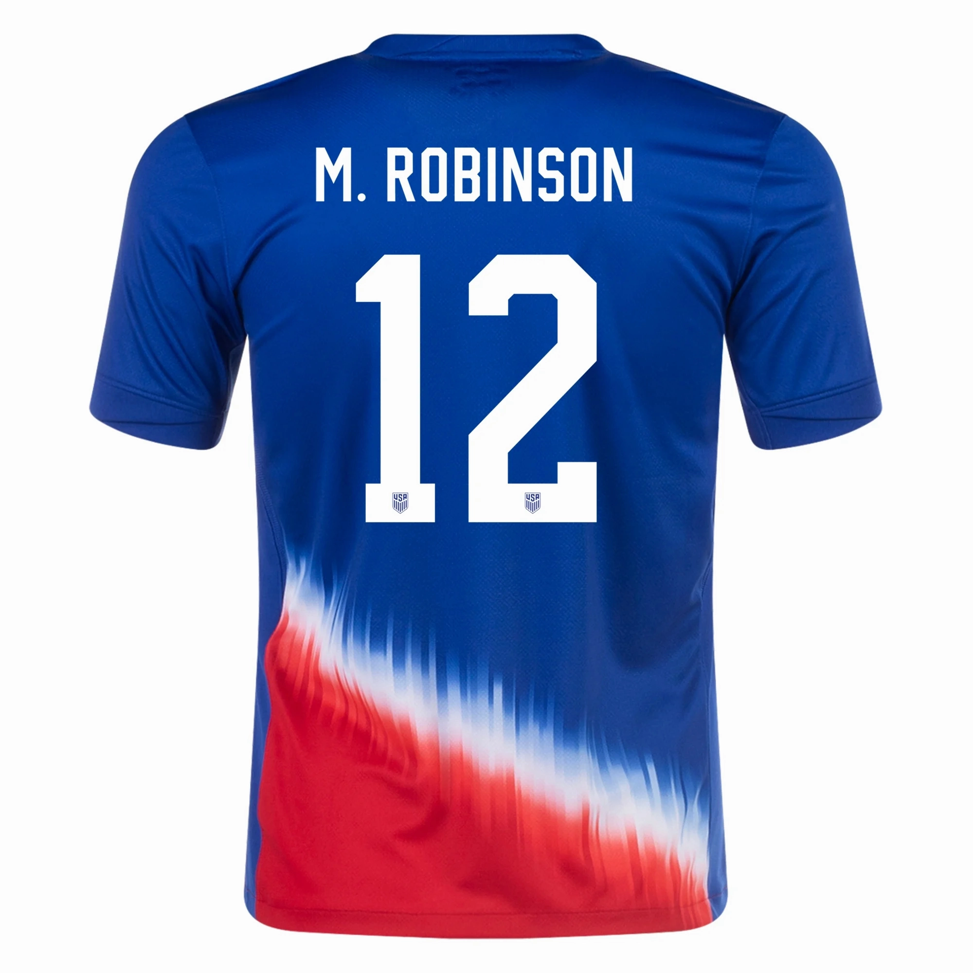 Nike Mens United States Miles Robinson Away Jersey 24/25 (Old Royal/Sport Red)