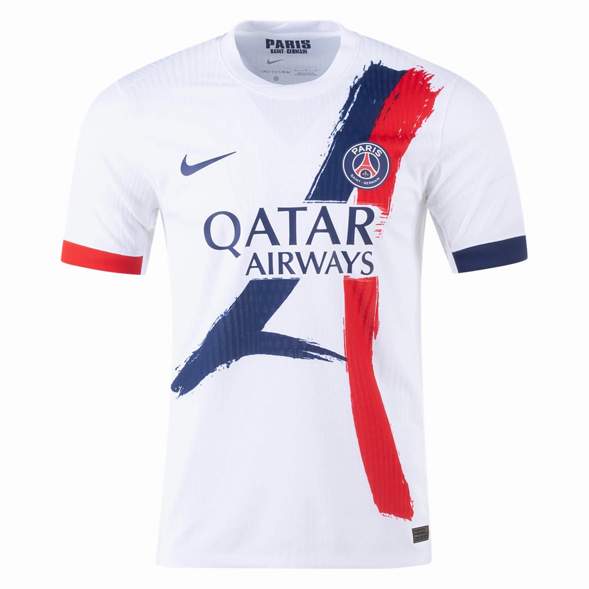 Nike Paris Saint-Germain Authentic Carlos Soler Away Jersey 24/25 (White/Midnight Navy)
