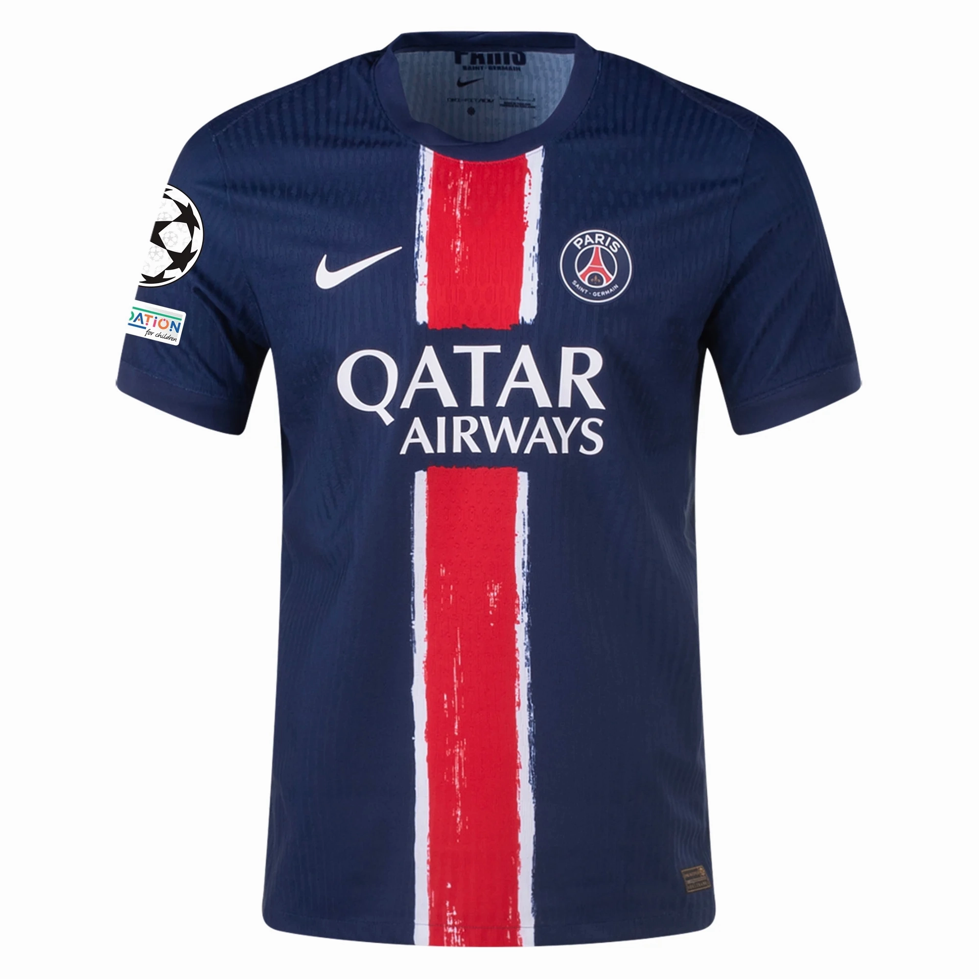Nike Paris Saint-Germain Match Authentic Lee Kang-in Home Jersey w/ Champions League Patches 24/25 (Midnight Navy/White)