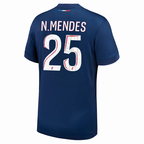 Nike Paris Saint-Germain Nuno Mendes Home Jersey 24/25 (Midnight Navy/White)