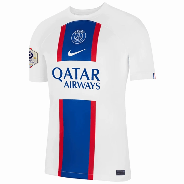 Nike Paris Saint-Germain Sergio Ramos Third Jersey w/ Ligue 1 Champion Patch 22/23 (White/Old Royal)