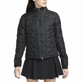 Nike Therma-FIT ADV Repel Full-Zip Golf Jacket Black/Dark Smoke Gray - FW22 Women