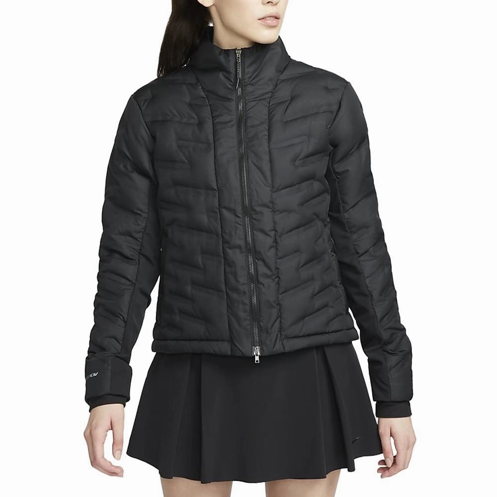 Nike Therma-FIT ADV Repel Full-Zip Golf Jacket Black/Dark Smoke Gray - FW22 Women