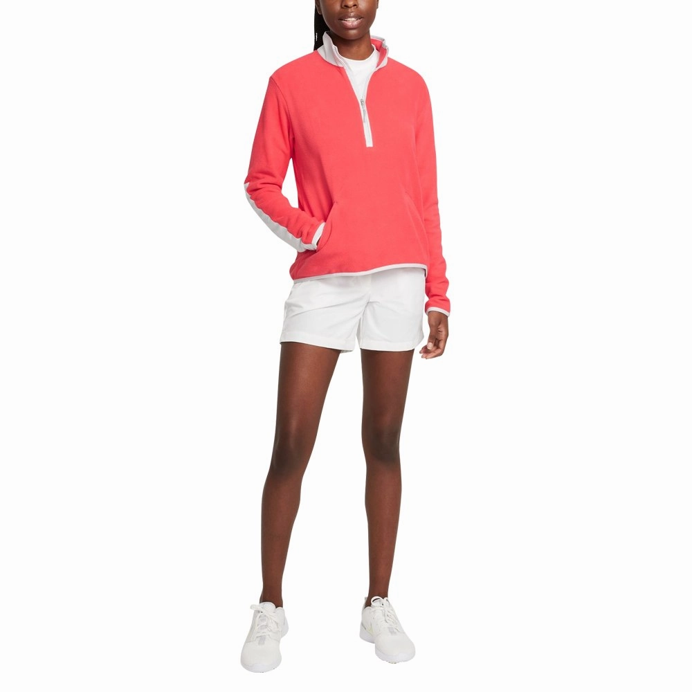 Nike Therma-FIT Victory 1/2-Zip Golf Pullover Fusion Red/Photon Dust/White - FW21 Women